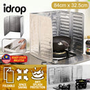 idrop Foldable Kitchen Stove Oil Baffle Plate Anti Splash Protective Cover [ 84cm x 32.5cm ]