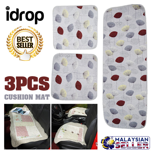 idrop 3PCS Car Seating Cushion Mat Set