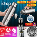 idrop [ 800ml / 1000ml / 1500ml ] Full Stainless Steel SUS316 Full Grade Vacuum Cup / Botol Minuman Keluli Tahan karat 316 Kedap Udara / 全钢316不锈钢保温杯食品级大号保温水壶男士泡茶杯刻字