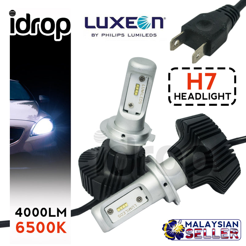 idrop LUXEON ZES  - H7 - Car LED Headlight Kit - 4000LM 6500K