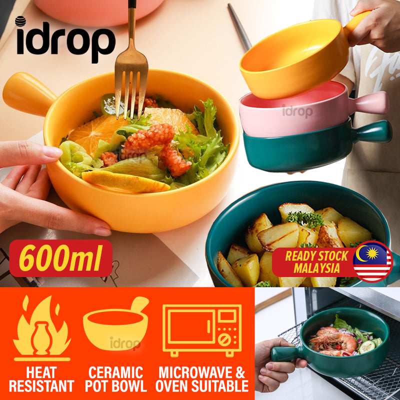 idrop 600ml Ceramic Eating Pot Food Bowl