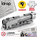 idrop STEAM LOCOMOTIVE TRAIN [ Nano Puzzle ] - 3D Lasercut Metal Puzzle
