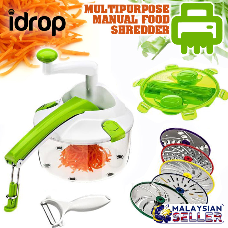 idrop Multifunction Genius Slicer For Food Preparation / Slicer /Chopper Salad Mixer