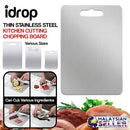 idrop Thin Stainless Steel Kitchen Cutting Chopping Board