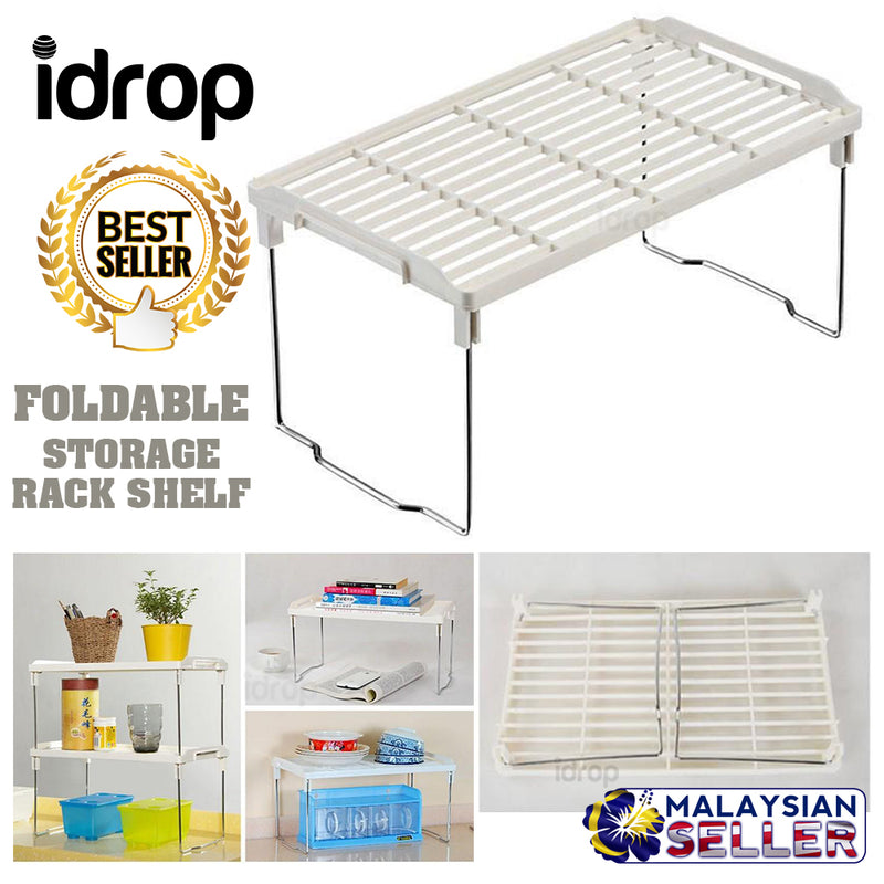 idrop MOVABLE - Foldable Storage Rack Shelf
