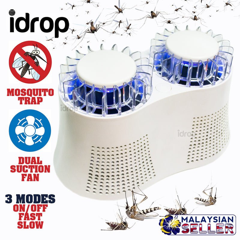 idrop MOSQUITO TRAP - Dual Fan Suction USB Device