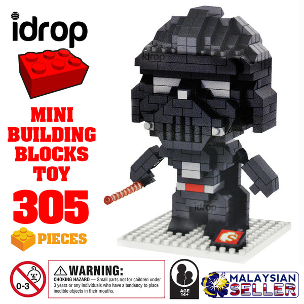 idrop [ Vader ] ( 305 Pcs ) Mini Building Blocks Toy