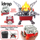 idrop Outdoor Square Portable Foldable Camping Cooking Stove