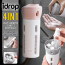 idrop 4 IN 1 Liquid Dispenser for Soap Shampoo & Cosmetic Makeup Solution
