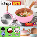 idrop [ 18CM ] Nonstick Kitchen Cooking Japanese Snow Pan / Kuali Memasak Dapur / 不粘厨房烹饪日本雪锅