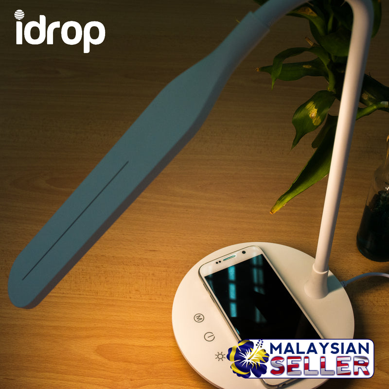 idrop LED Wireless Charging Lamp - ICA602 - Night Light Stand Wireless Charger