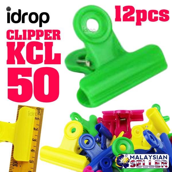 idrop KIDARIO 12pcs Color Clip Clipper [ KCL-50 ]