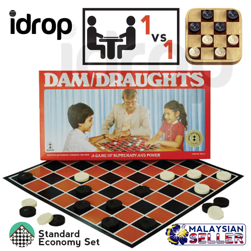 idrop SDam / Draughts - Std ( Standard Economy )  [ SPM GAMES ] - Checkers Board Game [ SPM76 ]