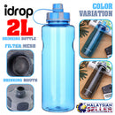 idrop 2L Sports Drinking Water Bottle Portable Water Container