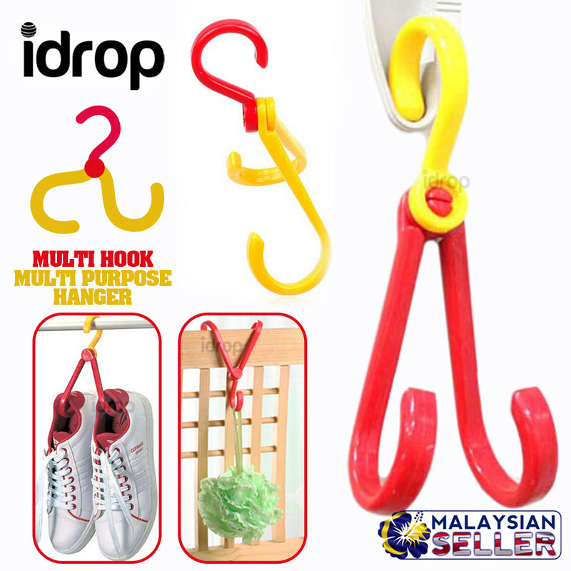 idrop TRI-HOOK Multi Hook Multipurpose Hanger