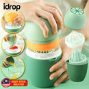 idrop [ 2 IN 1 ] 450ml Hand Pressed Manual Fruit Juicer Orange Lemon Fruit Squeeze Juicer Multifunction / Pemerah Jus Buah Pelbagai Guna / 手纽榨果汁杯(多功能随心榨汁杯)