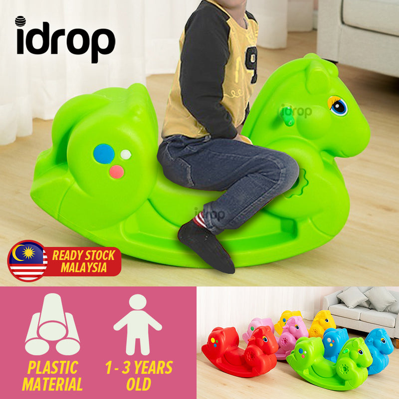 idrop Rocking Ride Horse - Children Rocking See Saw Chair Ride