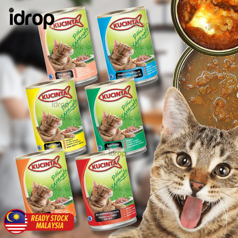 idrop [ 400g ] Kucinta Pet Cat Canned Food Wet Food / Makanan Basah Kucing Kucinta / [ 400g ] Kucinta宠物猫罐头湿粮