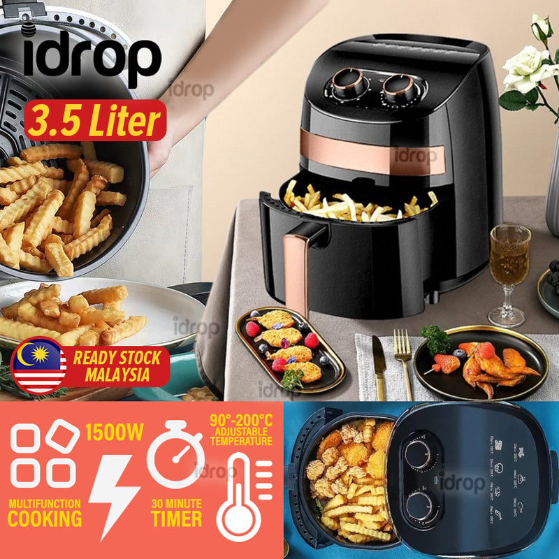 idrop [ 3.5L ] Healthy Air Fryer 1500W / Mesin Penggoreng Udara / 3.5L空气炸锅