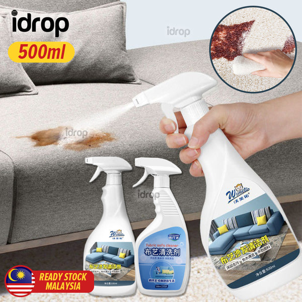 idrop [ 500ml ] Fabric Sofa Cleaner Deep Cleaning Decontamination / Pencuci Kain Sofa /