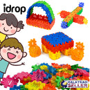 idrop Colorful Number and Alphabet Toys Interlocking Puzzle Toy Pieces