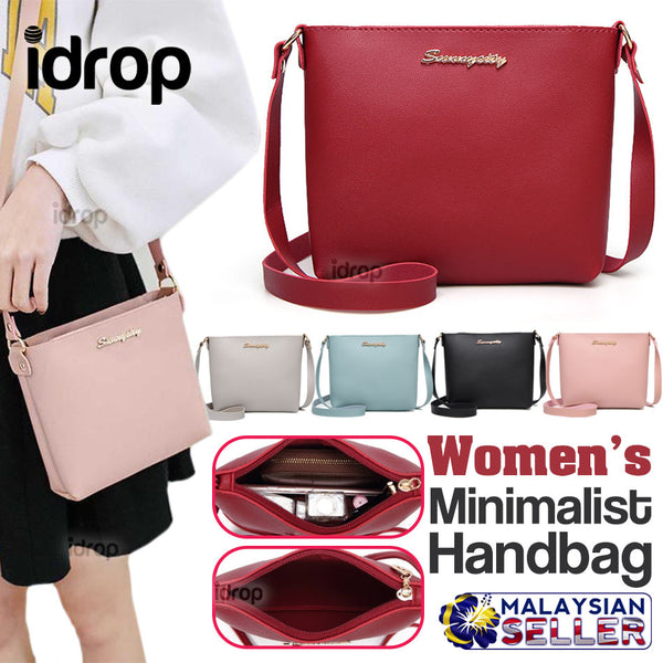 idrop Women's Casual Minimalist Single Sling Handbag