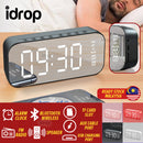 idrop Mini Bluetooth Portable Wireless Speaker with TF Card Aux Port Slot FM Radio Alarm Clock