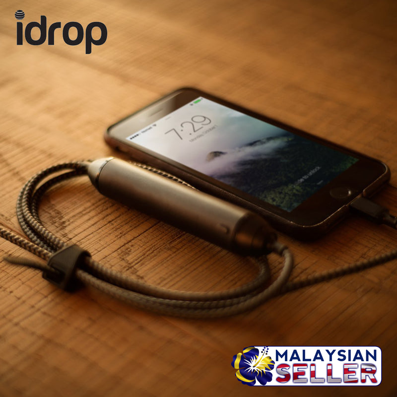 idrop Ultra Rugged Charging - Charging Cable / Powerbank charger [ Lightning Charging Head ]