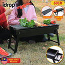 idrop [ 60CM ] Long Foldable BBQ Charcoal Grill Outdoor Camping Picnic Barbecue Set / Pemanggang  BBQ Mudah Alih / 长款可折叠烧烤木炭烧烤户外野营野餐烧烤套装