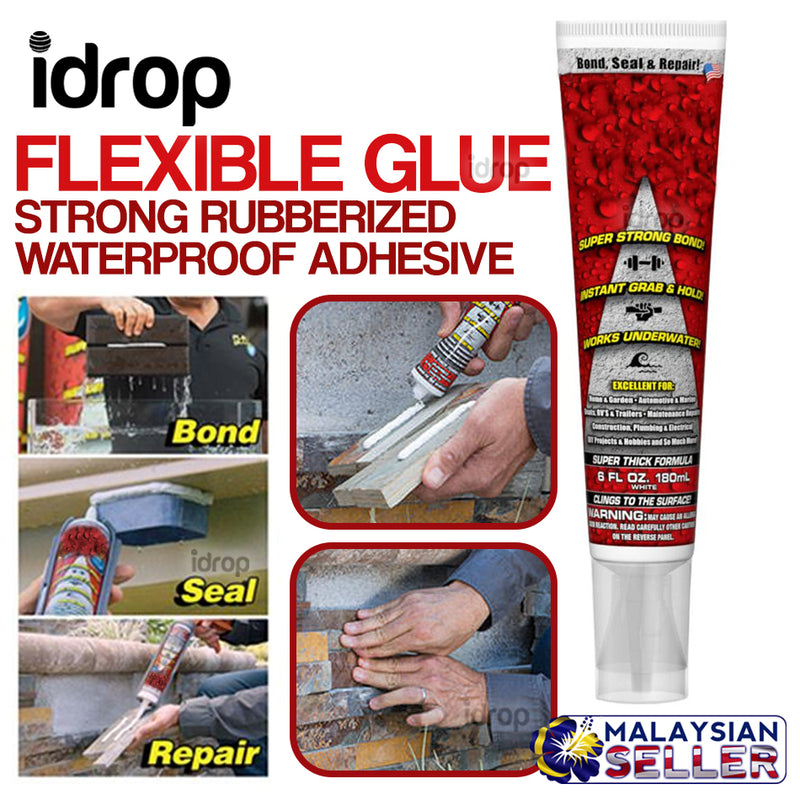 idrop Flexible Adhesive Glue Strong Rubberized Waterproof