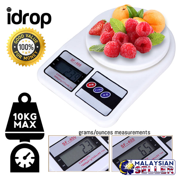 idrop 10 KG  Electronic Kitchen & Postal Scale - Food & Item weighing device