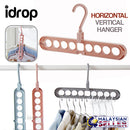 idrop Horizontal Vertical Space Saving Multi-hang Hanger