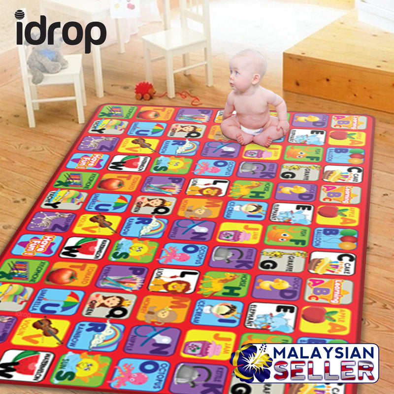 idrop ABC Learning Rolling Mat for Baby and Child with Colorful Picture illustration