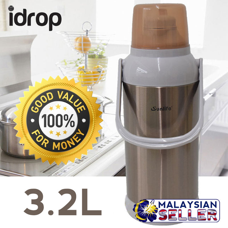 idrop SUNLIFE 3.2L Drinking Vacuum Flask