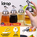 idrop 180ml Glass Oil Seasoning Sauce Dispenser Bottle Jar [ 1pc ]