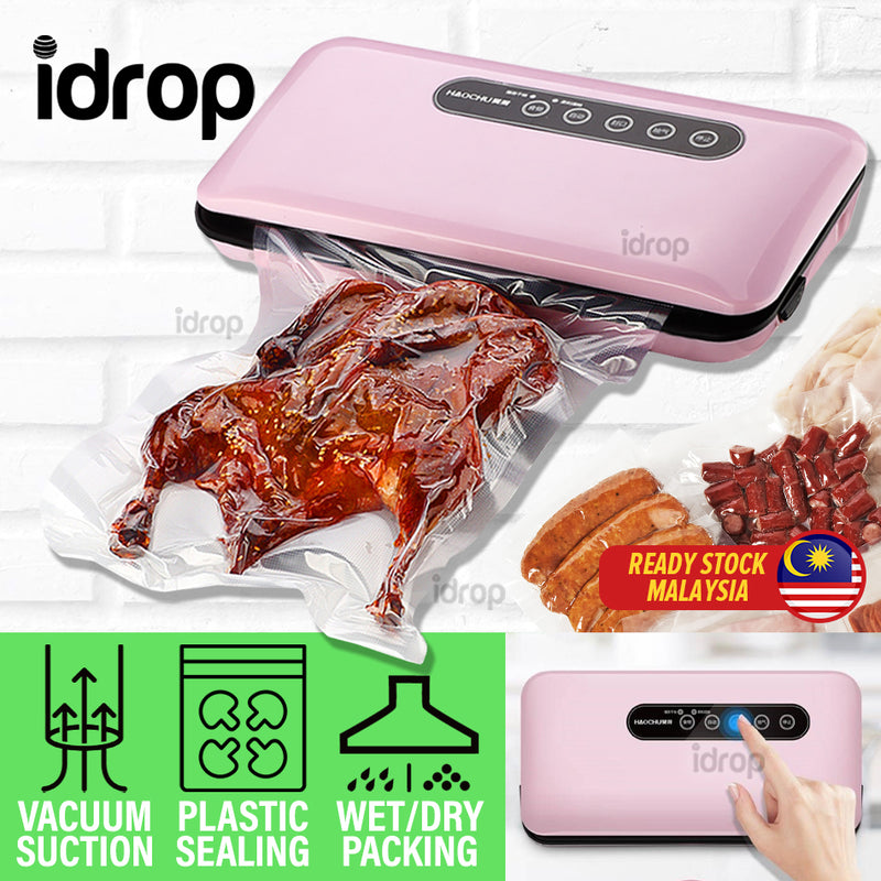 idrop Automatic Vacuum Seal Food Pump Plastic Bag Packing Packaging Machine