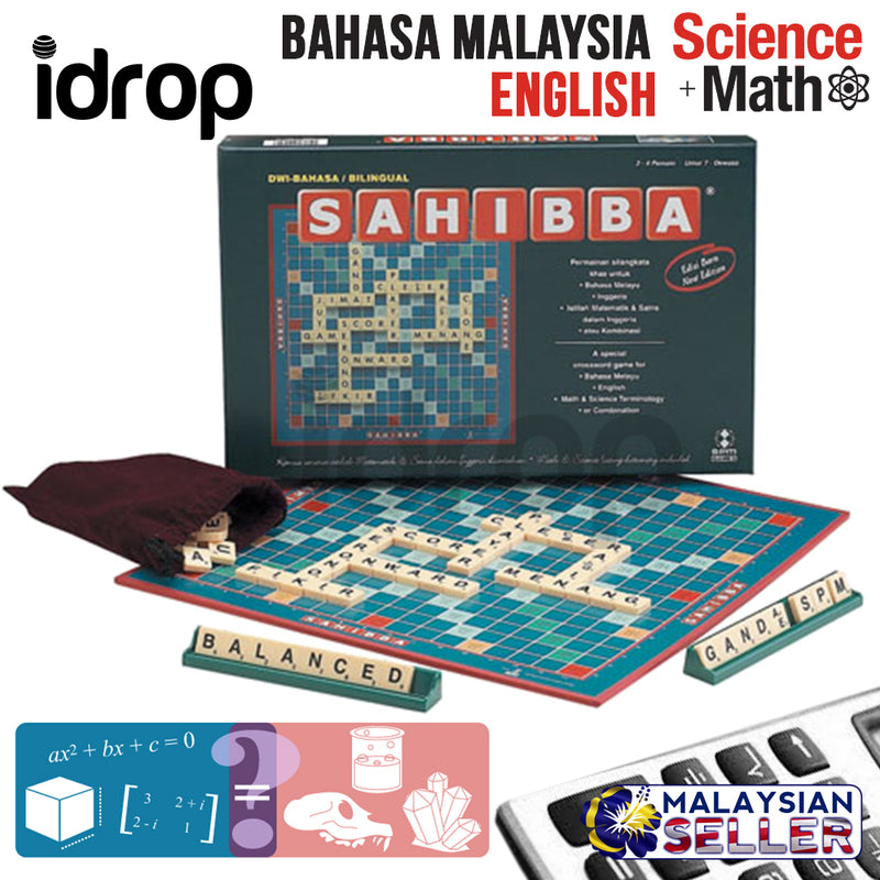 idrop SAHIBBA Bahasa Malaysia / English / Maths & Science Edition [ SPM GAMES ] SPM170