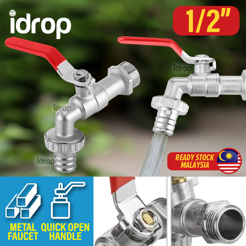 idrop [ 1/2" ] Quick Open Faucet Pipe / Paip Air Senang Buka / 1/2^快开水龙头