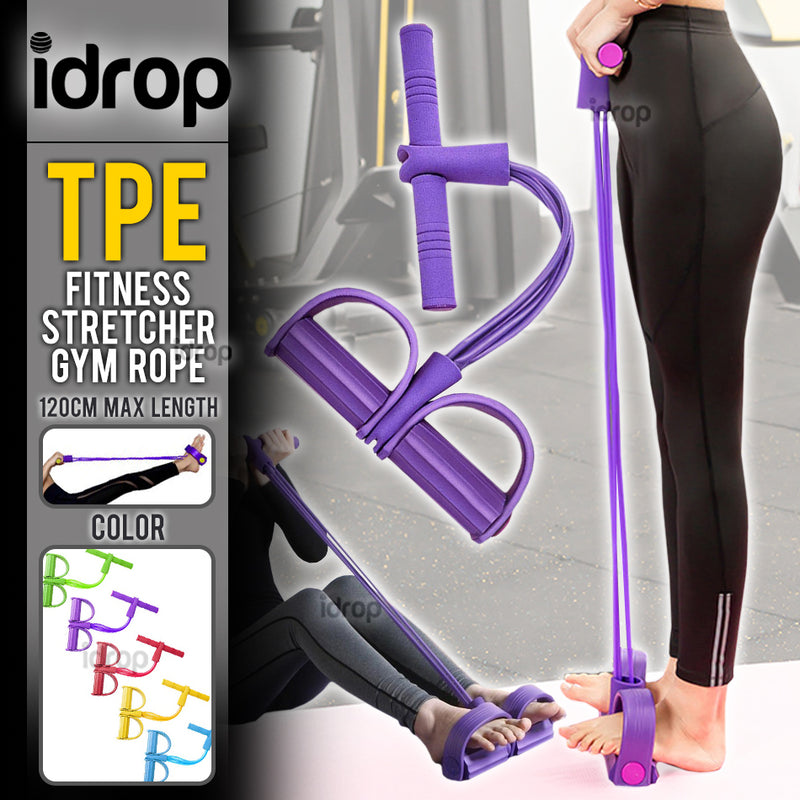 idrop TPE Fitness Stretcher Gym Exercise Trainer Rope