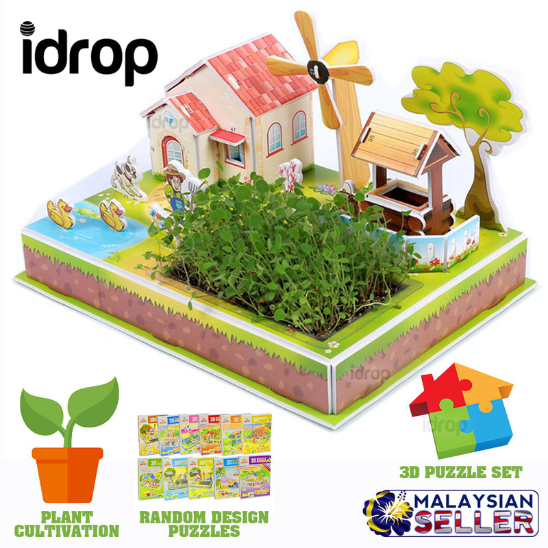 idrop ZILIPOO - 3D Puzzle & Plant Cultivation Education Set