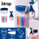 idrop [Set of 2] Toothbrush Holder Toothpaste Dispenser Squeezer