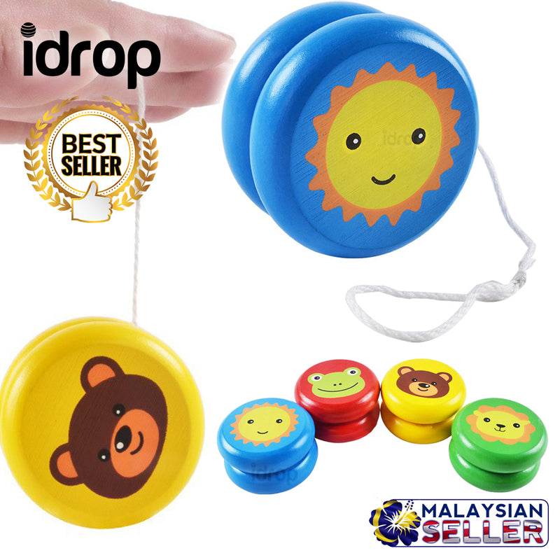 idrop YO YO SWING - Kids Colorful Wooden Yoyo Toy