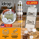 idrop 6PCS Spice Jar Spice Tower Stackable Seasoning Storage / Bekas Tempat Penyimpanan Rempah Ratus / 香料罐香料塔可堆叠调味料储存
