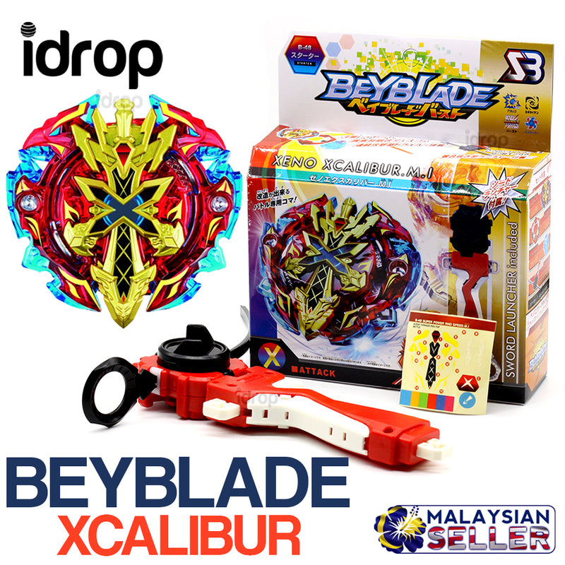 idrop BEYBLADE XCALIBUR - Gyro Spinner Combat Launcher