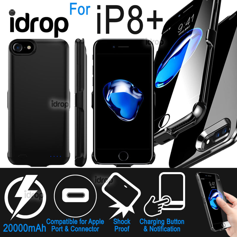 idrop 20000mAh Battery Smartphone F-02  Power Casing Case Cover [ for iP8+ ]