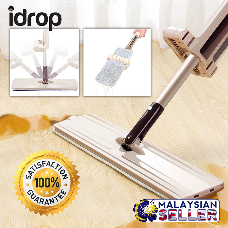 idrop MULTI ANGLE 360 Degree Multifunction Fibre Quick Clean Magic Mop