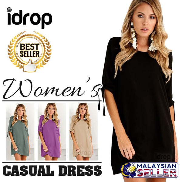 idrop NEWDRESS Women's Chiffon Loose Casual Dress