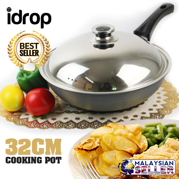 idrop 32CM Kitchen Frying Cooking Pot