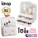 idrop COSMETIC MAKEUP ORGANIZER - Portable Space Saving Efficient Storage Box