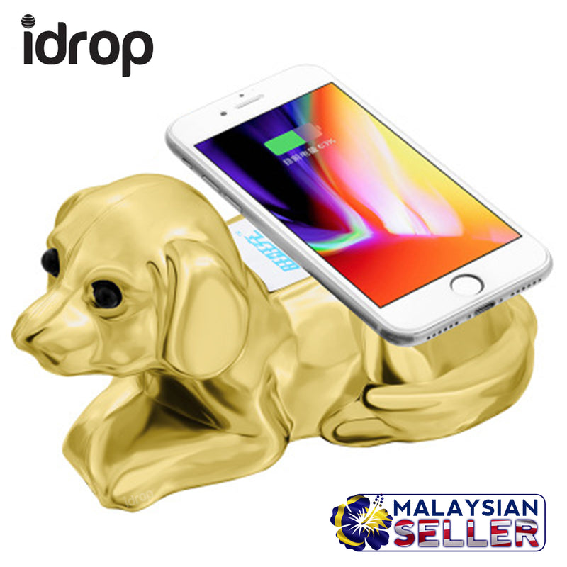 idrop [CHINESE NEW YEAR SPECIAL] Wang Wang Chong Prosperous Wealth Dog Wireless Charger & Powerbank [ 2 in 1 ]